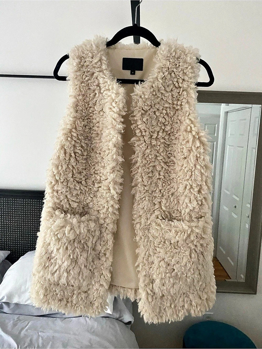 UGG Farrah Faux Fur Vest Cream Medium